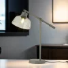Searchlight Schreibtischlampe verstellbar 56 cm E27 Grau Vintage< Tischlampen|Wandleuchten