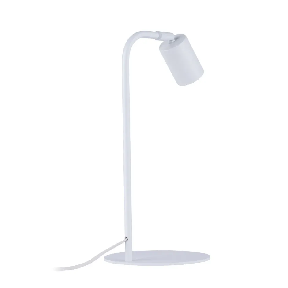 TK Lighting Schreibtischlampe Weiß verstellbar Modern Metall 40 cm< Schreibtischlampen|Bürolampen