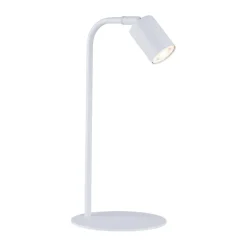 TK Lighting Schreibtischlampe Weiß verstellbar Modern Metall 40 cm< Schreibtischlampen|Bürolampen