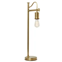 Tischlampen|Industrie Lampen*Elstead Schreibtischleuchte COLGAR Messing H:69cm Lampe