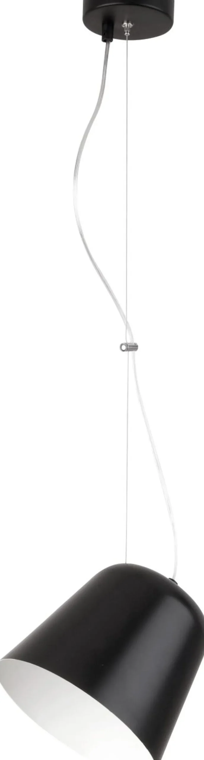 Sigma Schwarz Weiße Hängelampe mit einstellbarem Pendel< Hängelampen|Esszimmer Lampen