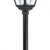 SU-MA Schwarze Außenlampe MERKSEM 80cm IP43 Aluminium< Rustikale Lampen|Metall Lampen