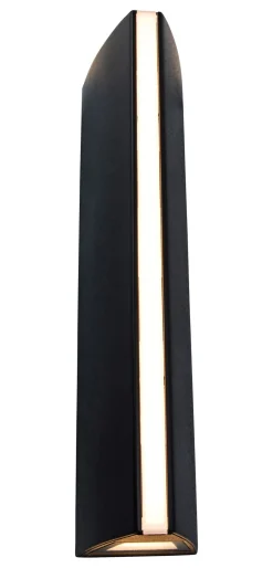 Led Außenleuchten|Moderne Außenleuchten*Eco-Light Schwarze Außenleuchte Modern E27 IP54 H:30 cm blendarm