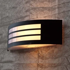 Außenwandleuchten|Moderne Lampen*Rabalux Schwarze Außenwandleuchte IP44 E27 Haus Fassade Außenleuchte