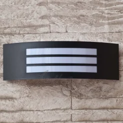 Außenwandleuchten|Moderne Lampen*Rabalux Schwarze Außenwandleuchte IP44 E27 Haus Fassade Außenleuchte