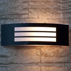 Außenwandleuchten|Moderne Lampen*Rabalux Schwarze Außenwandleuchte IP44 E27 Haus Fassade Außenleuchte