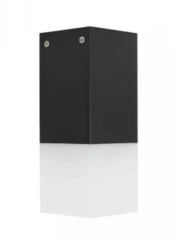 Moderne Außenleuchten|Badezimmer Lampe*SU-MA Schwarze Deckenlampe außen IP44 blendarm AWERNE