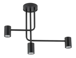 Sigma Schwarze Deckenlampe GU10 Zylinder L:60 cm Metall< Deckenleuchten|Moderne Lampen