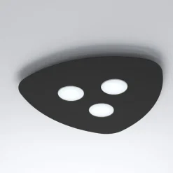 Deckenleuchten|Flurlampen*Nowodvorski Schwarze Deckenleuchte blendarm 3-flammig schlicht