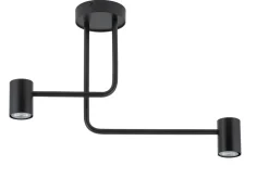 Sigma Schwarze Deckenleuchte Metall GU10 L:60 cm akzentuiert< Deckenleuchten|Moderne Lampen