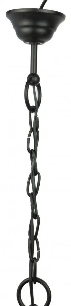 SU-MA Schwarze Hängelampe außen IP43 Rustikal MONTREAL< Rustikale Lampen|Metall Lampen