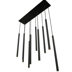 Designerlampen|Moderne Lampen*Nowodvorski Schwarze Hängelampe 10-flmg Wohnzimmer Lampe CULT