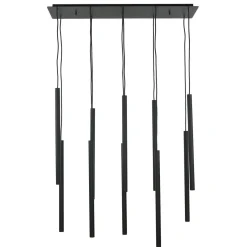 Designerlampen|Moderne Lampen*Nowodvorski Schwarze Hängelampe 10-flmg Wohnzimmer Lampe CULT