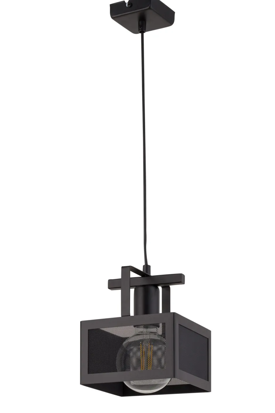 Industrie Lampen|Wohnzimmerlampen*Sigma Schwarze Hängelampe Industrial Design bis 0,8 m E27