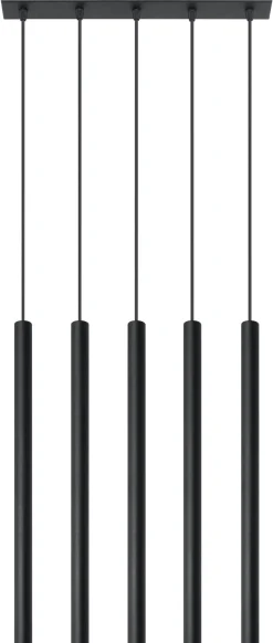 Sollux Schwarze Hängelampe Metall 3-flammig G9 PETERA Esstisch< Hängelampen|Esszimmer Lampen