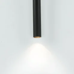 Moderne Lampen|Designerlampen*Nowodvorski Schwarze Hängelampe Metall Zylinder G9 schmal