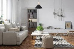 Belis Schwarze Hängeleuchte Holz Metall Ø26 cm E27 gemütlich< Hängelampen|Bürolampen