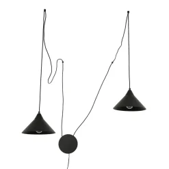 Emibig Schwarze Hängeleuchte mit Stecker flexible Montage< Hängelampen|Esszimmer Lampen