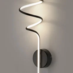 Just Light Schwarze LED Wandleuchte Metall warmweiß 3000 K 2330 lm< Led Lampen|Wandleuchten