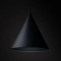TK Lighting Schwarze Pendelleuchte Metall E27 Ø 32 cm H: max. 165 cm< Hängelampen|Esszimmer Lampen
