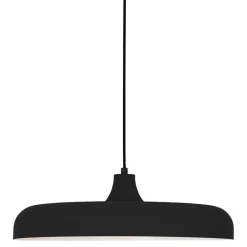 Hängelampen|Bürolampen*Steinhauer Schwarze Pendelleuchte Metall L:50 cm rund E27 Modern
