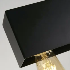 Searchlight Schwarze Pendelleuchte Metall 5-flmg E27 80 cm länglich< Wohnzimmerlampen|Esszimmer Lampen