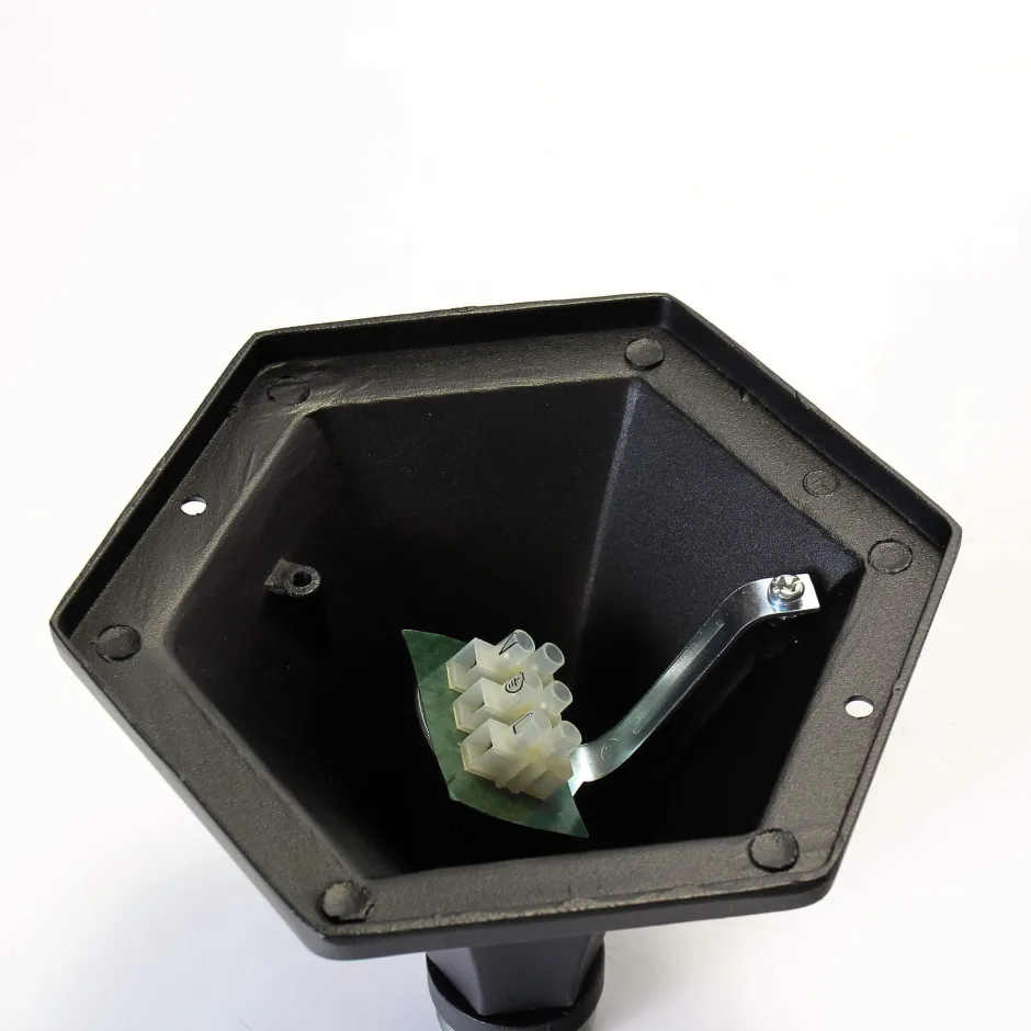 Rustikale Lampen|Wegeleuchten*Easylight Schwarze Stehleuchte Außen ROM H:105cm E27 Laterne