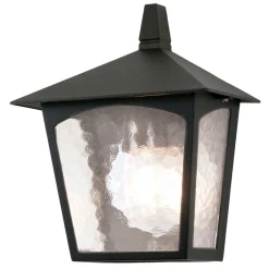 Außenleuchten Antik|Außenwandleuchten*Elstead Schwarze Wandlampe Aluminium Rustikal Außenwand