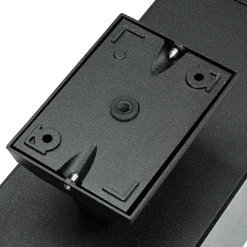 Metall Lampen|Feuchtraumleuchten*SU-MA Schwarze Wandlampe außen IP54 eckig 30cm Up Down