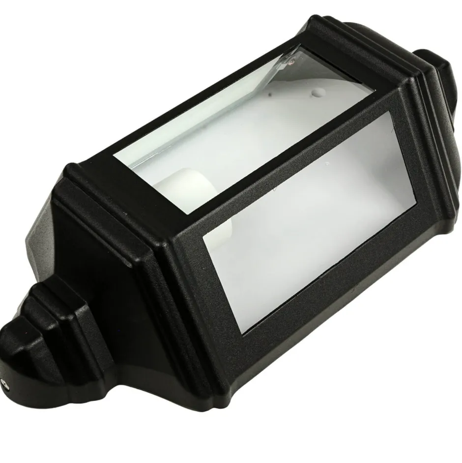 Easylight Schwarze Wandleuchte außen LIVORNO Rustikal IP44 E27< Rustikale Lampen|Maritime Lampen