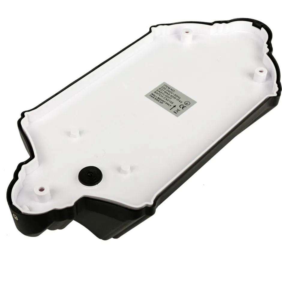 Easylight Schwarze Wandleuchte außen LIVORNO Rustikal IP44 E27< Rustikale Lampen|Maritime Lampen