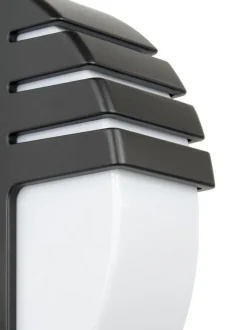 SU-MA Schwarze Wandleuchte IP54 H:35 cm blendarm FALOMA< Außenwandleuchten|Moderne Außenleuchten