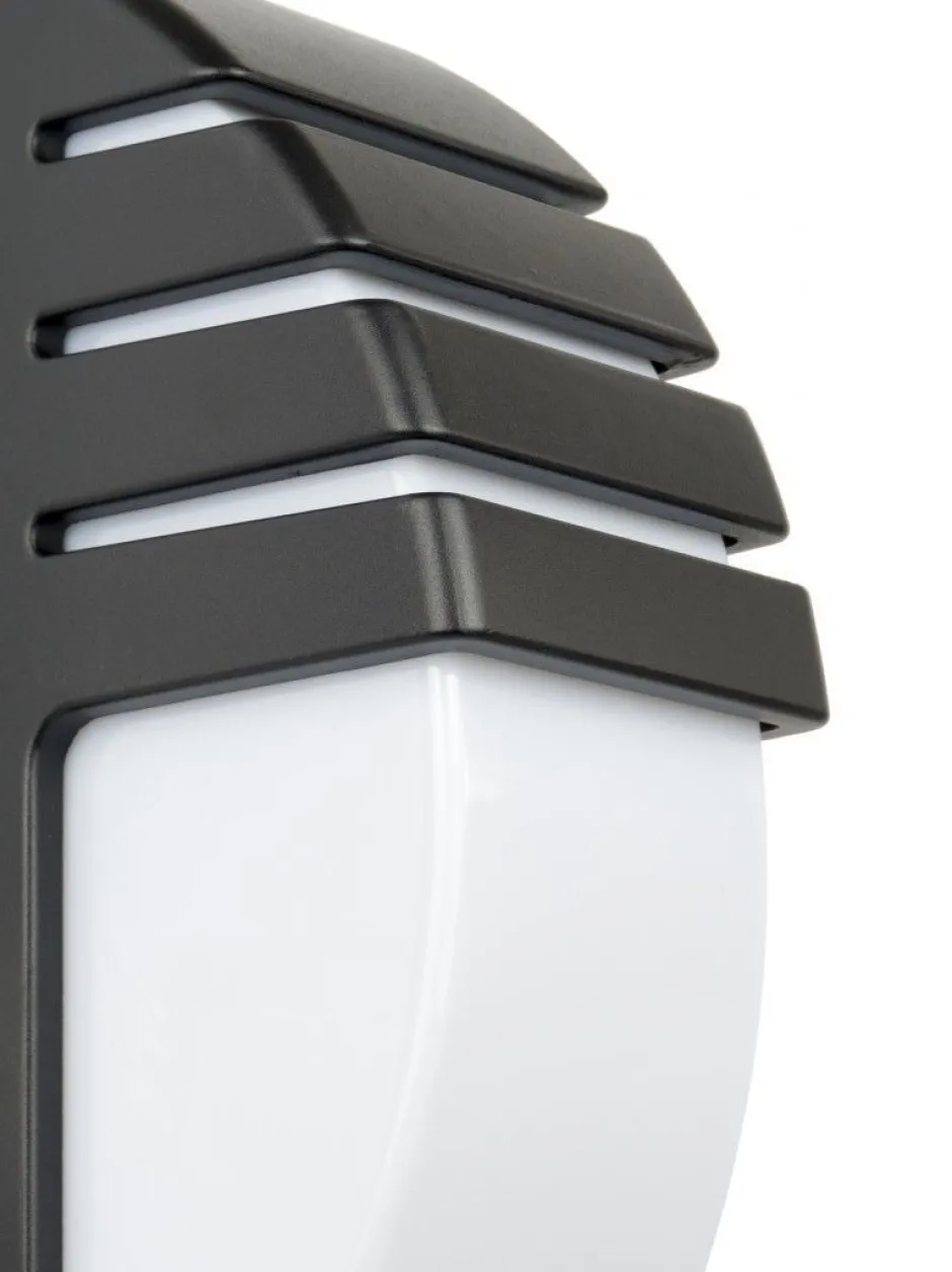 SU-MA Schwarze Wandleuchte IP54 H:35 cm blendarm FALOMA< Außenwandleuchten|Moderne Außenleuchten