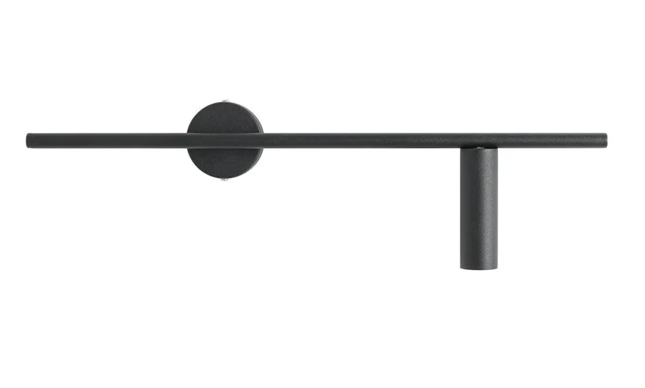 Wandleuchten|Badezimmer Lampe*ALDEX Schwarze Wandleuchte Metall Zylinder B:60 cm GU10 Retro