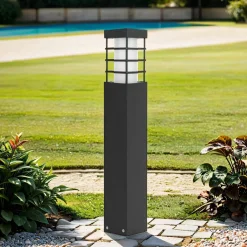 SU-MA Schwarze Wegeleuchte Garten 50cm IP54 wetterfest< Wegeleuchten|Moderne Außenleuchten