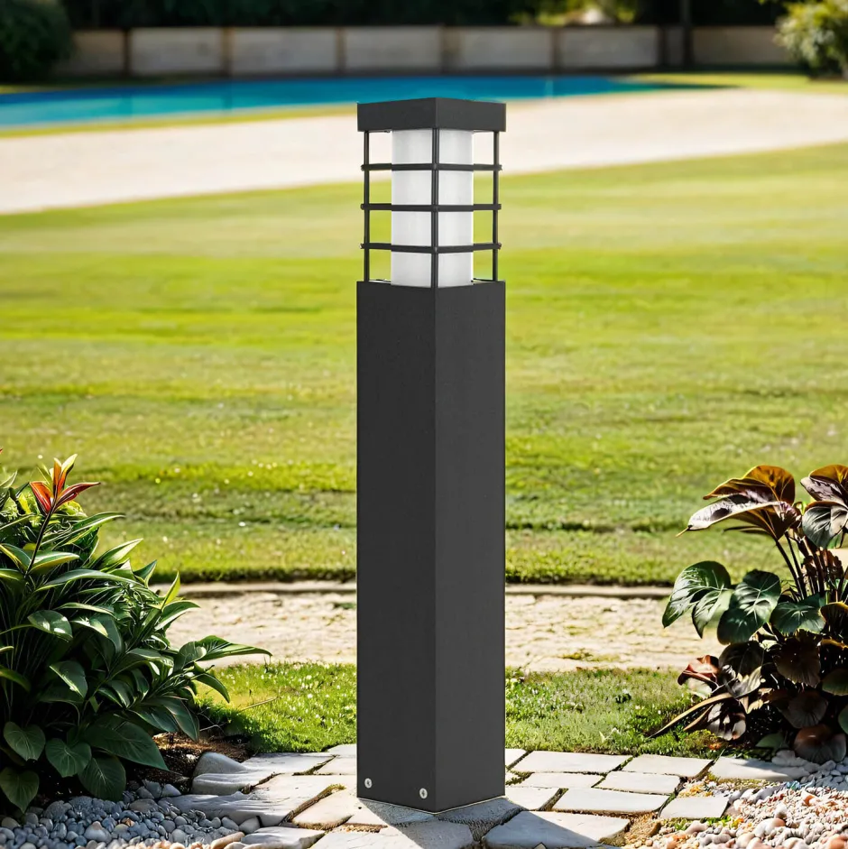 SU-MA Schwarze Wegeleuchte Garten 50cm IP54 wetterfest< Wegeleuchten|Moderne Außenleuchten