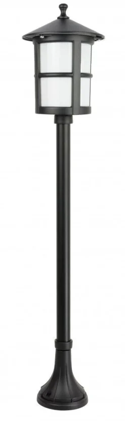 SU-MA Schwarze Wegeleuchte Rustikal 101 cm Lampe Außen< Außenleuchten Antik|Rustikale Lampen