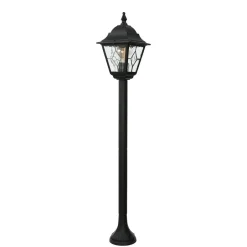 Elstead Schwarze Wegeleuchte wetterfest H:109cm LEADWORTH< Vintage Lampen|Rustikale Lampen