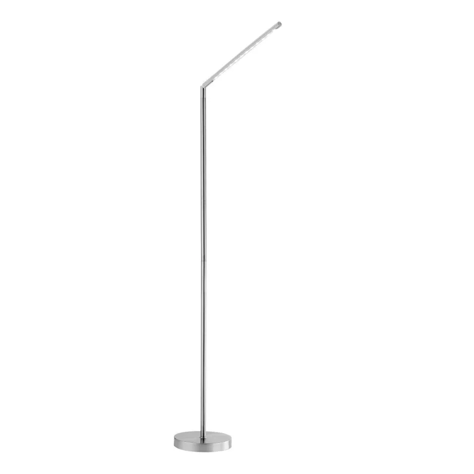 Wohnzimmerlampen|Metall Lampen*Just Light Schwenkbare LED Stehlampe in Stahl 3000 K dimmbar