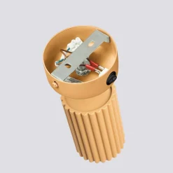 Sollux Schwenkbare Leselampe Wand GU10 B: 8 cm klein in Gold aus Alu< Flurlampen|Wohnzimmerlampen