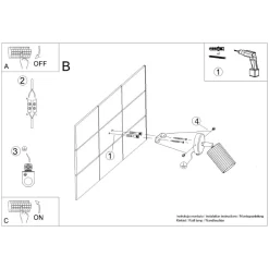 Sollux Schwenkbare Leselampe Wand GU10 B: 8 cm klein in Gold aus Alu< Flurlampen|Wohnzimmerlampen