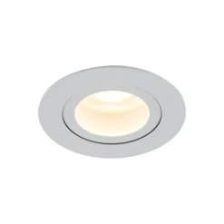 TK Lighting Schwenkbarer Einbauspot Metall Ø7,5 cm IP65 Weiß< Metall Lampen|Moderne Außenleuchten