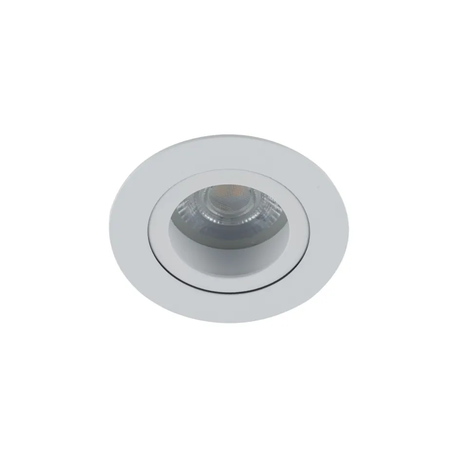 TK Lighting Schwenkbarer Einbauspot Metall Ø7,5 cm IP65 Weiß< Metall Lampen|Moderne Außenleuchten