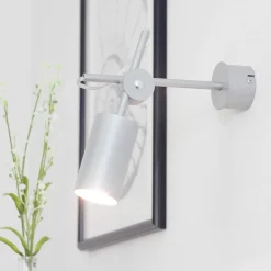 Spots|Wandleuchten*Nowodvorski Schwenkbarer Wandstrahler in silber