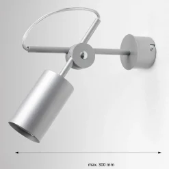 Spots|Wandleuchten*Nowodvorski Schwenkbarer Wandstrahler in silber