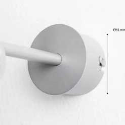 Spots|Wandleuchten*Nowodvorski Schwenkbarer Wandstrahler in silber