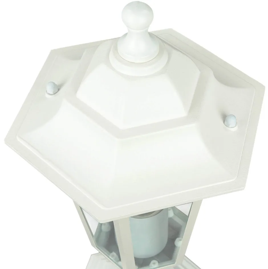 Easylight Sockel Wegeleuchte Garten PARIS Weiß IP44 rustikal< Rustikale Lampen|Rustikale Außenleuchten