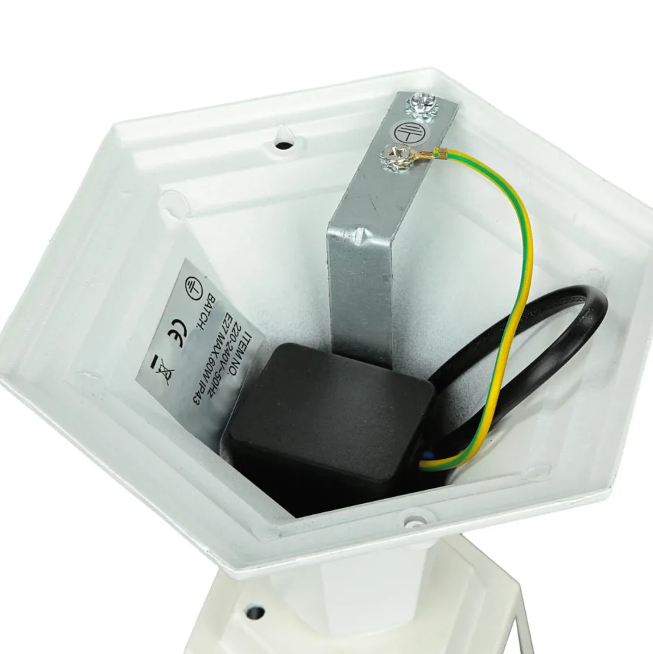 Easylight Sockel Wegeleuchte Garten PARIS Weiß IP44 rustikal< Rustikale Lampen|Rustikale Außenleuchten