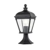 Gartenlaternen|Industrie Lampen*Elstead Sockelleuchte 39,3 cm IP44 Schwarz E27 Garten Weg