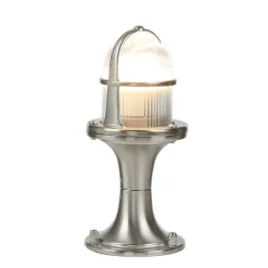 Lido Sockelleuchte außen 25 cm E27 IP64 Messing Glas< Metall Lampen|Messinglampen